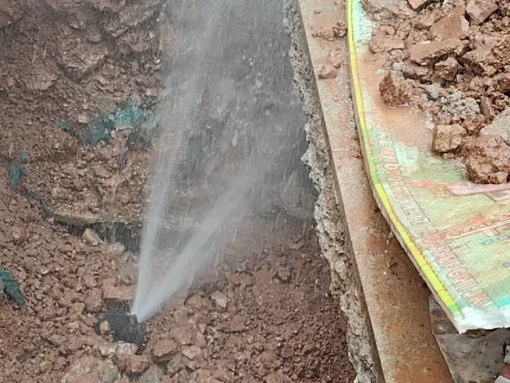兴安地区消防水管漏水检测定点开挖